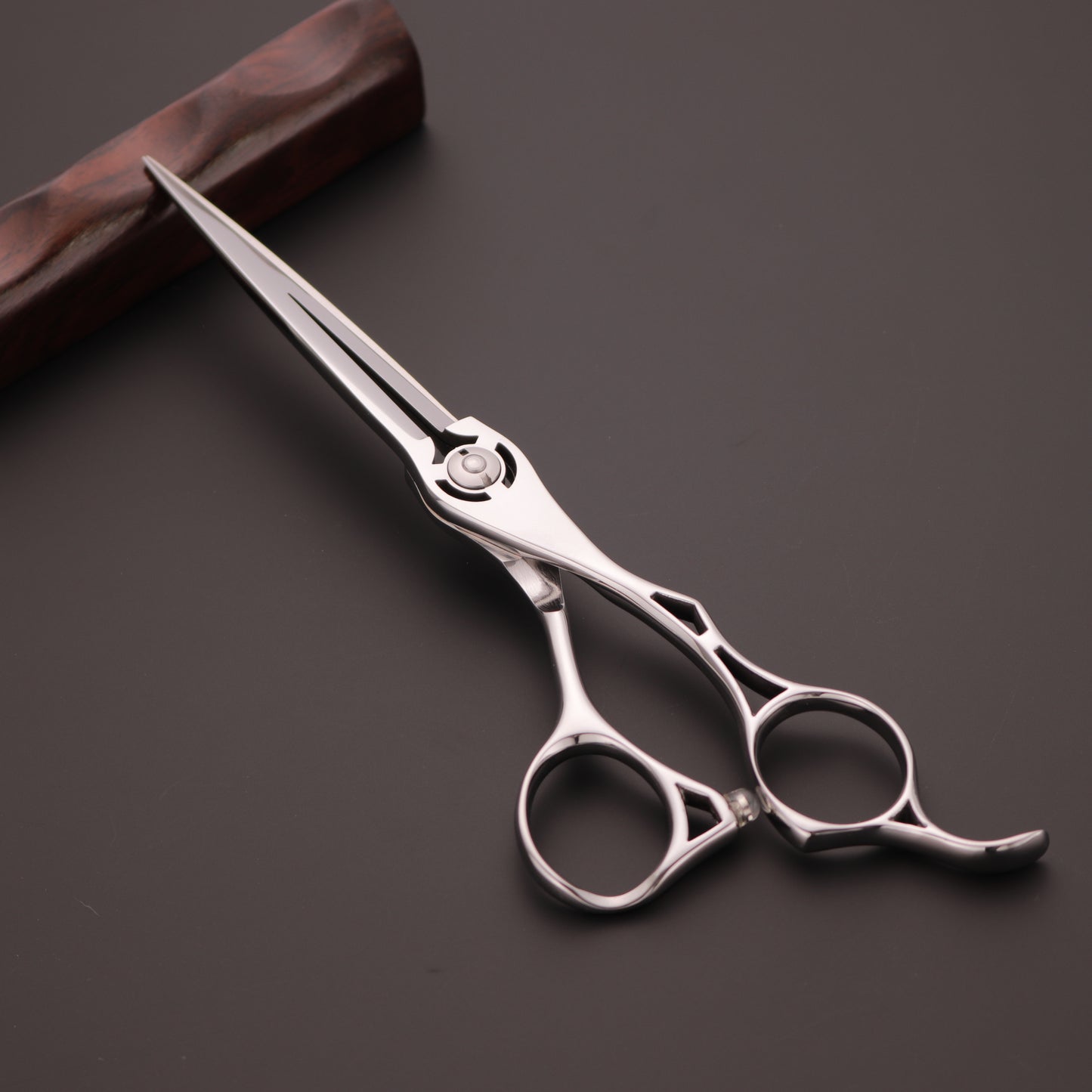 Professional 6.5 Inch Hair Cutting Shears – Japanese 440C Steel Barber Scissors with Ergonomic Hollow Handle